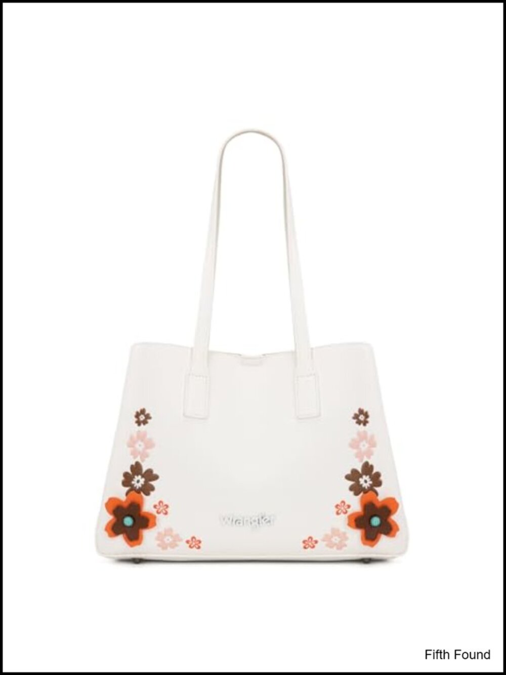Floral Tote Bag with Top Handle PU Leather Satchel Shoulder Bag